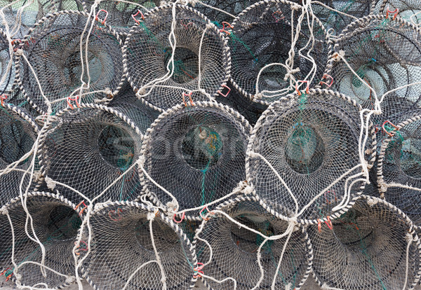 Traps for capture fisheries and seafood Stock photo © leungchopan