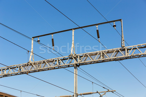 Train cable Stock photo © leungchopan