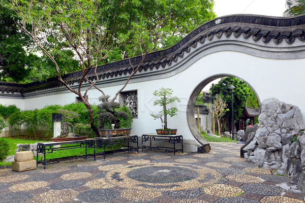 garden in chinese style Stock photo © leungchopan