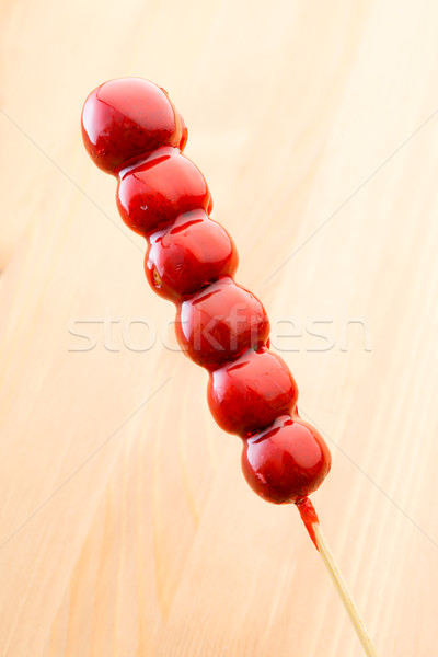 Pekin miejscowy przekąska kandyzowany owoców lodu Zdjęcia stock © leungchopan