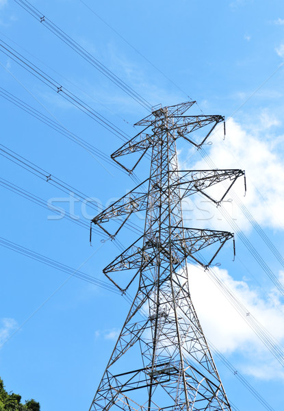 Power transmission tower Stock photo © leungchopan