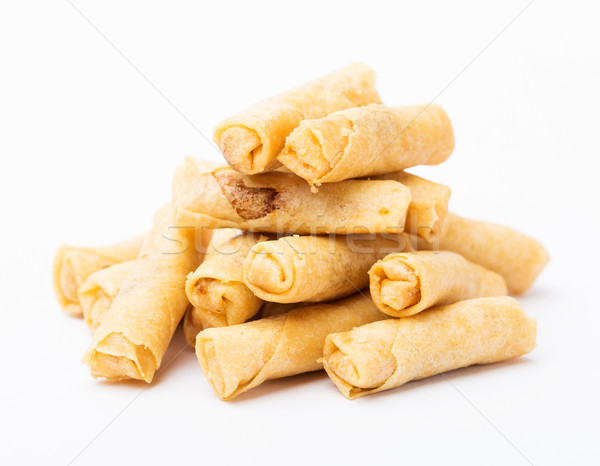 Small spring rolls Stock photo © leungchopan