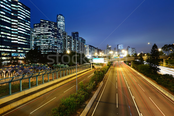 Сток-фото: свет · как · город · шоссе · бизнеса · дороги