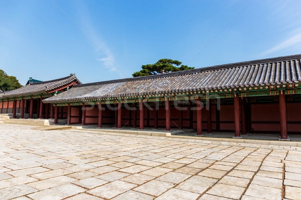 Ancient korean traditional architecture Stock photo © leungchopan