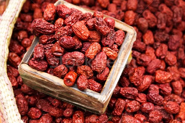 Dried red jujube  Stock photo © leungchopan