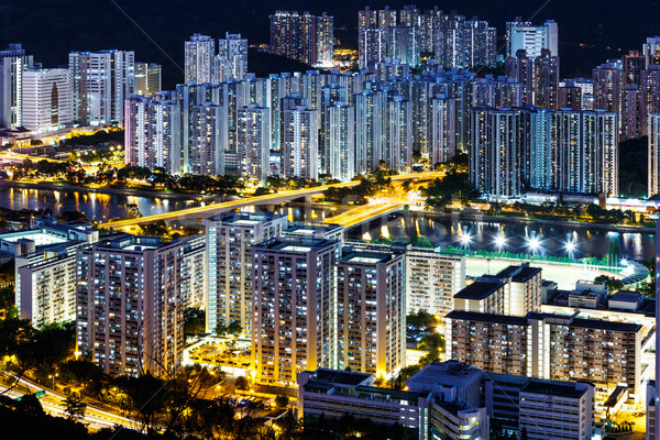 Hong Kong public housing Stock photo © leungchopan
