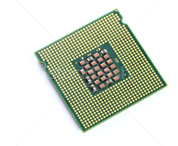 のCPU  白 技術 回路 電子 チップ ストックフォト © leungchopan