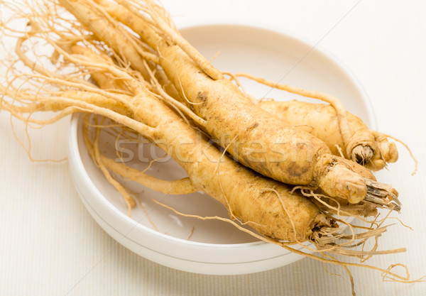 Fresh ginseng root texture  Stock photo © leungchopan