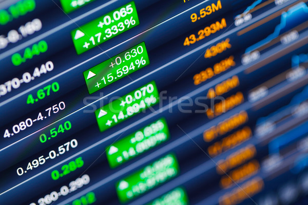 Boosting of the stock market Stock photo © leungchopan