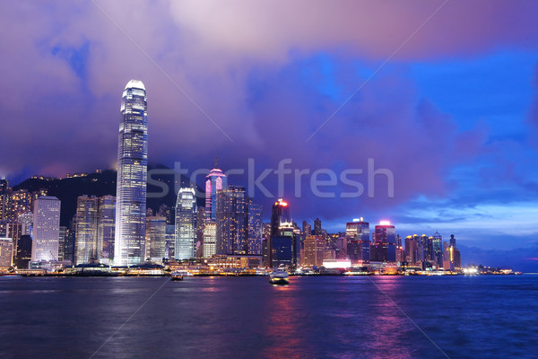 Hong Kong night Stock photo © leungchopan