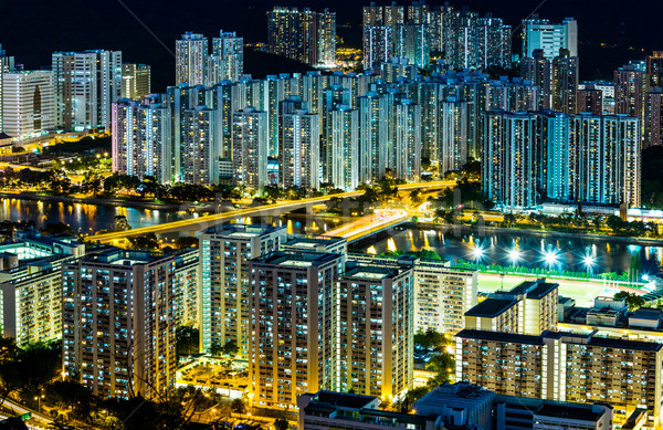 Residential district in Hong Kong  Stock photo © leungchopan