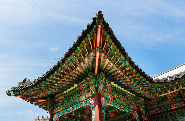 Tradycyjny architektury domu budynku ściany projektu Zdjęcia stock © leungchopan