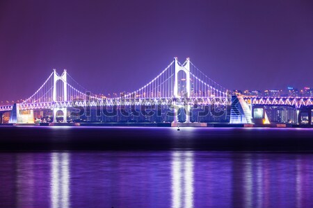 城市 吊橋 水 道路 建設 景觀 商業照片 © leungchopan