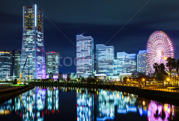 Yokohama oraş Japonia afaceri constructii mare Imagine de stoc © leungchopan