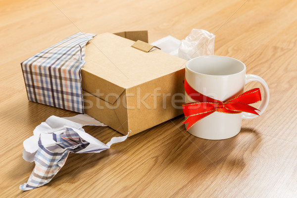 Worst christmas gift, cup Stock photo © leungchopan