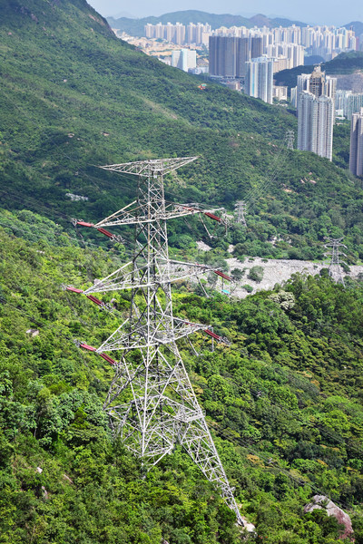 Power Transmission Line Stock photo © leungchopan