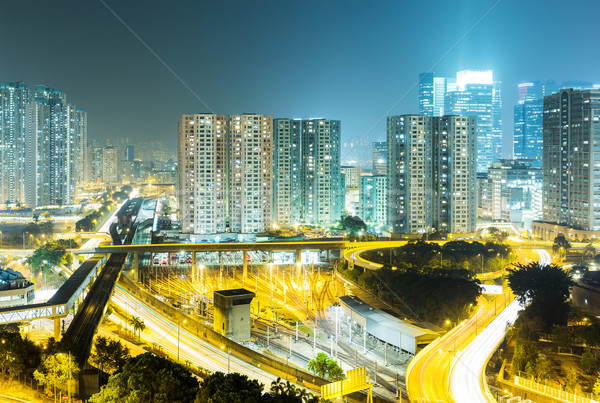 Hong Kong residential building Stock photo © leungchopan