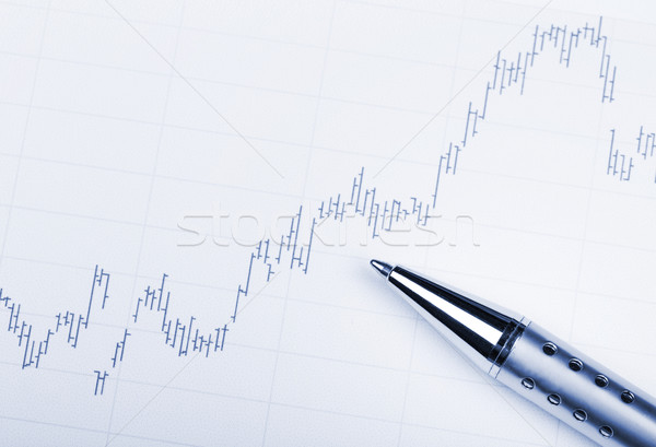 Stock market chart Stock photo © leungchopan