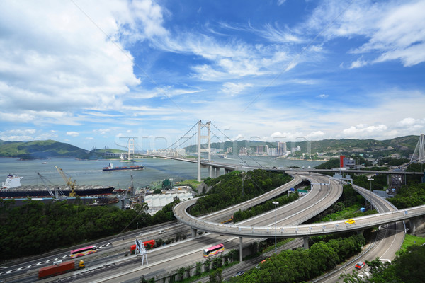 Tsing Ma Bridge Stock photo © leungchopan