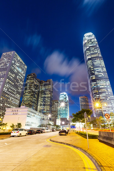 Stock photo: Hong Kong at night