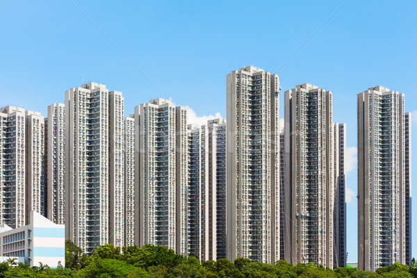 Residential district in Hong Kong Stock photo © leungchopan