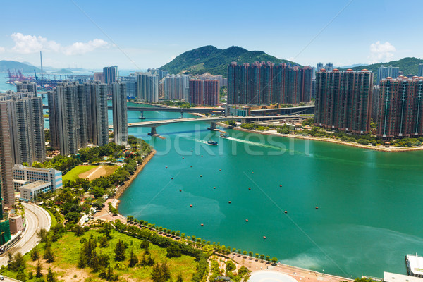 Residential building in Hong Kong  Stock photo © leungchopan