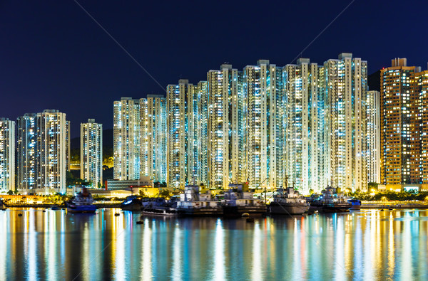 Residential district in Hong Kong Stock photo © leungchopan