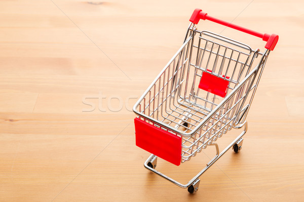 Foto stock: Negócio · textura · metal · vermelho · cor · supermercado