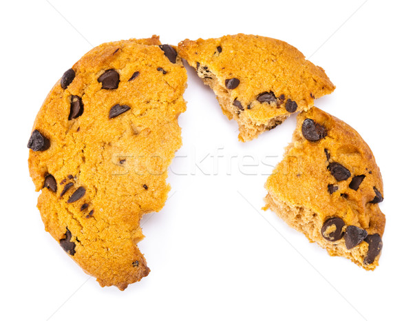 Stock photo: Crashed Chocolate Cookies