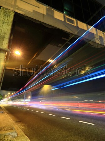 Stock foto: Licht · mega · Stadt · Autobahn · Business · Straße