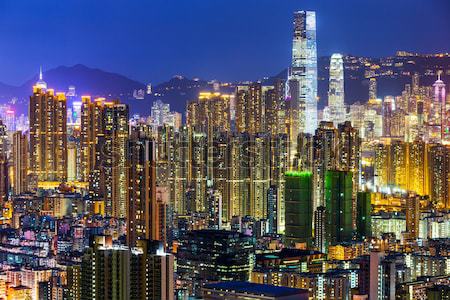 Hong Kong cityscape Stock photo © leungchopan