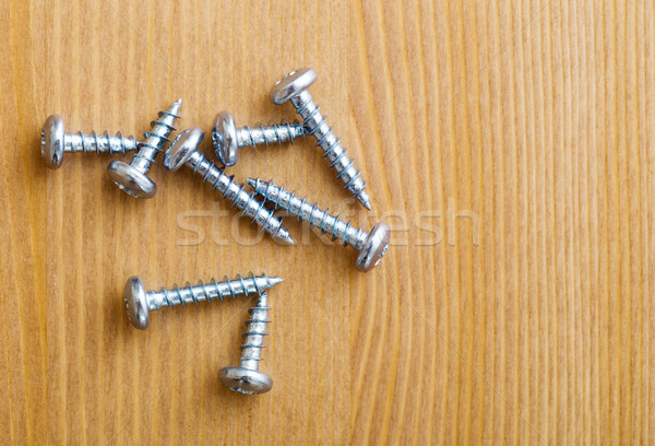 Metallic screws  Stock photo © leungchopan