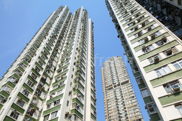 Hong Kong housing Stock photo © leungchopan