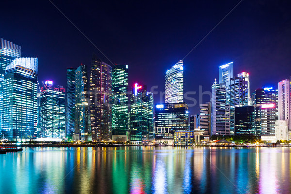 Singapore night Stock photo © leungchopan