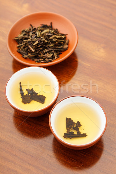 китайский чай древесины пить бамбук Японский Сток-фото © leungchopan