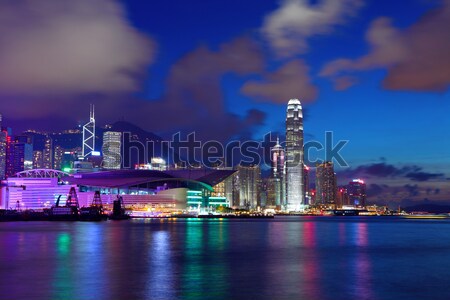 Victoria Harbor of Hong Kong Stock photo © leungchopan