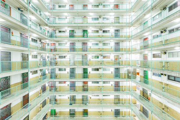 Public housing in Hong Kong Stock photo © leungchopan