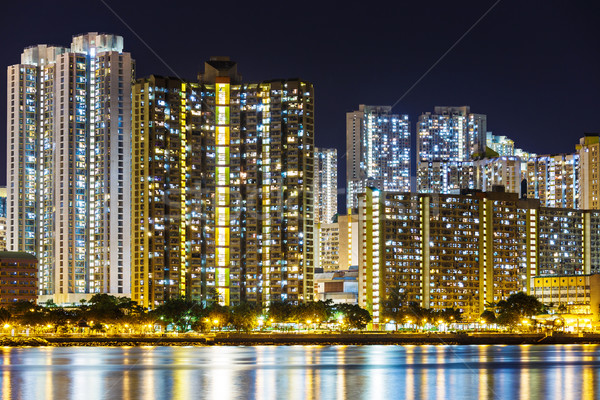 Residential district in Hong Kong Stock photo © leungchopan