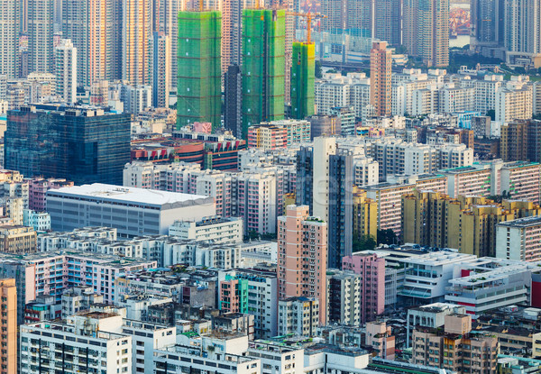 Cityscape in Hong Kong Stock photo © leungchopan