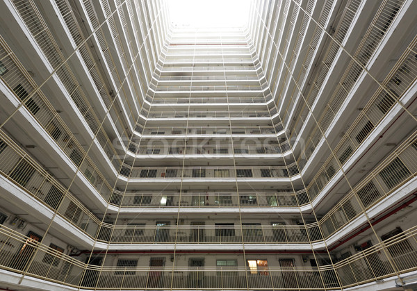 public apartment block in Hong Kong Stock photo © leungchopan