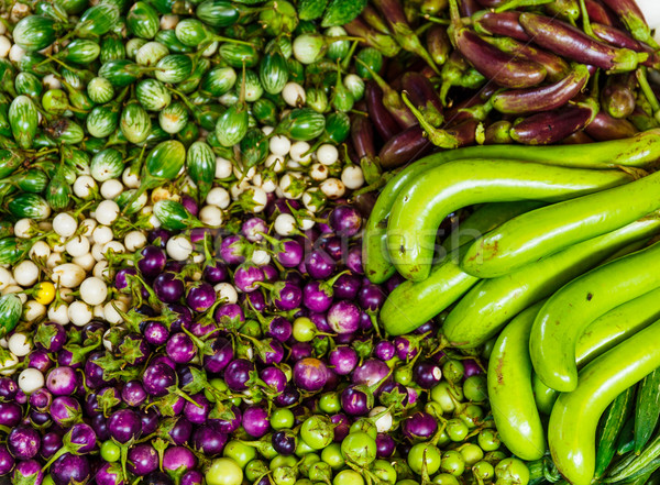 Vegetable in market stall Stock photo © leungchopan