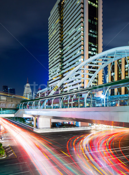 Stockfoto: Drukke · verkeer · parcours · Bangkok · business · kantoor