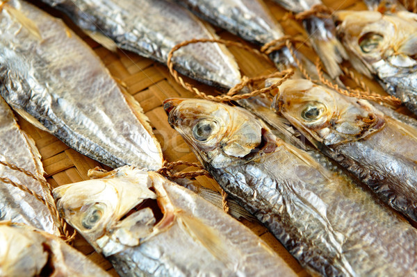 Dried salt Fish Stock photo © leungchopan