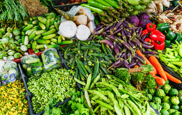 Stock photo: Vegetable in food market