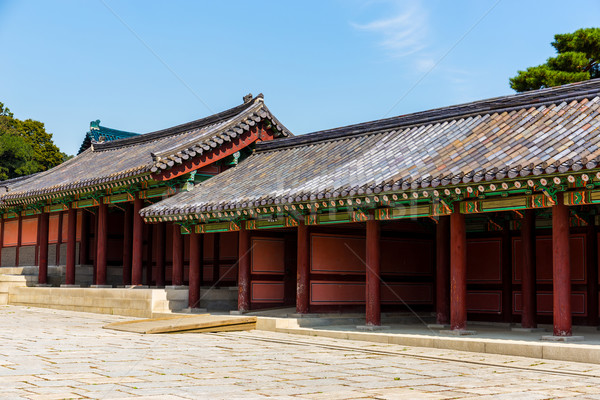 Traditional korean architecture Stock photo © leungchopan