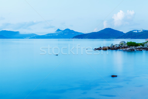 Stok fotoğraf: Deniz · manzarası · sabah · gökyüzü · su · gün · batımı · doğa