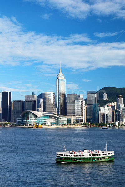 Hong Kong victoria harbour Stock photo © leungchopan