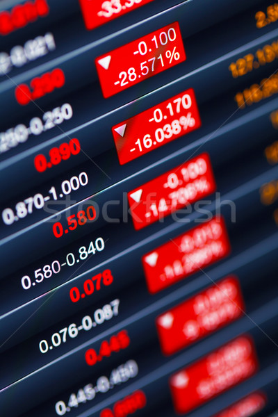 Dramatically dropping of stock market Stock photo © leungchopan