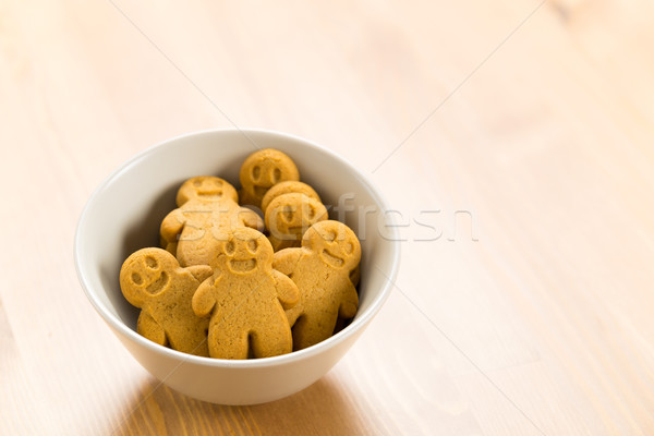 Gingerbread men cookies Stock photo © leungchopan