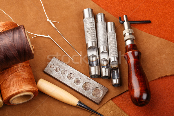 Craft tool for leather accessories Stock photo © leungchopan
